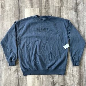 Taylor Swift Eras Tour *viral* Blue Crewneck Sweatshirt—XL